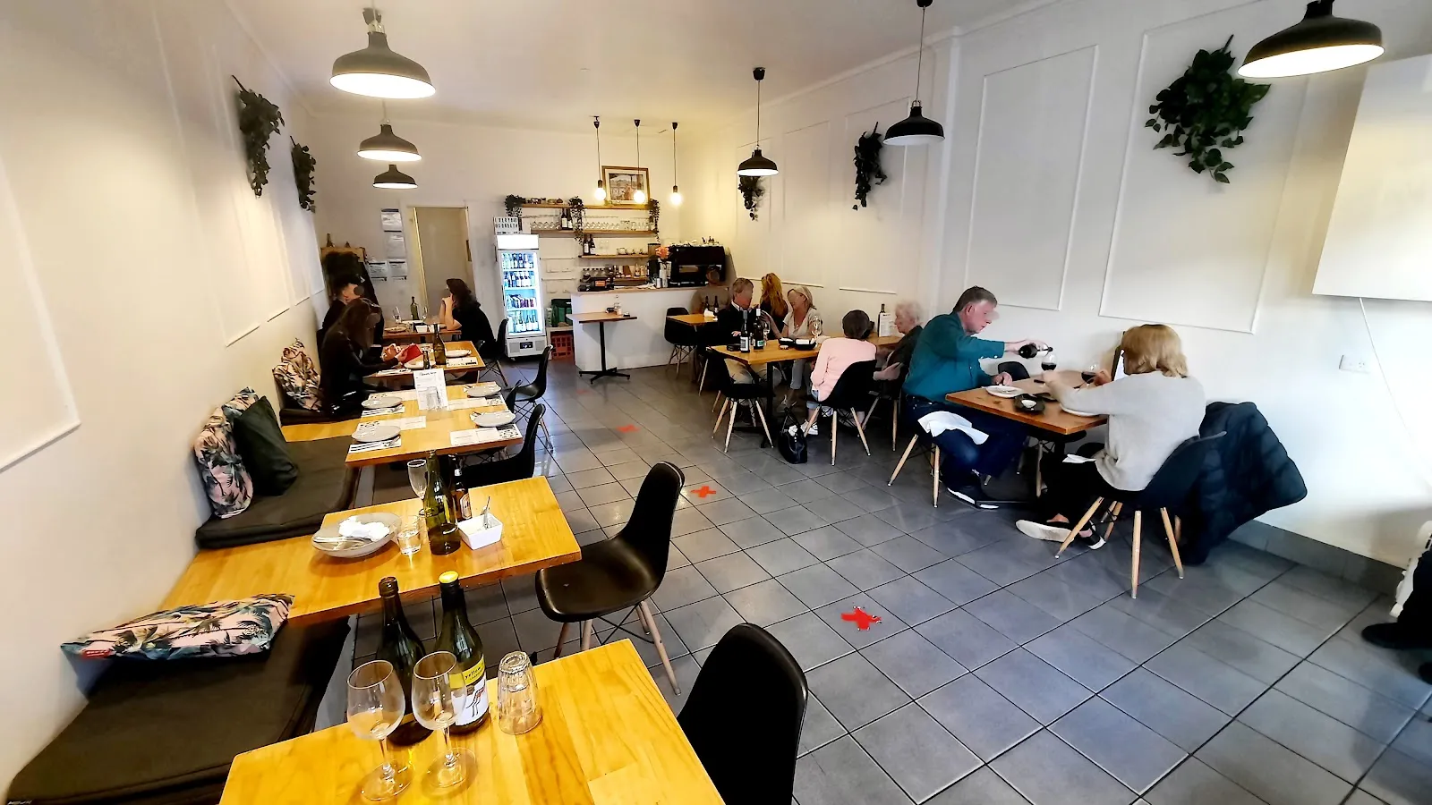 The Everyday's Sunday dining room with guests.